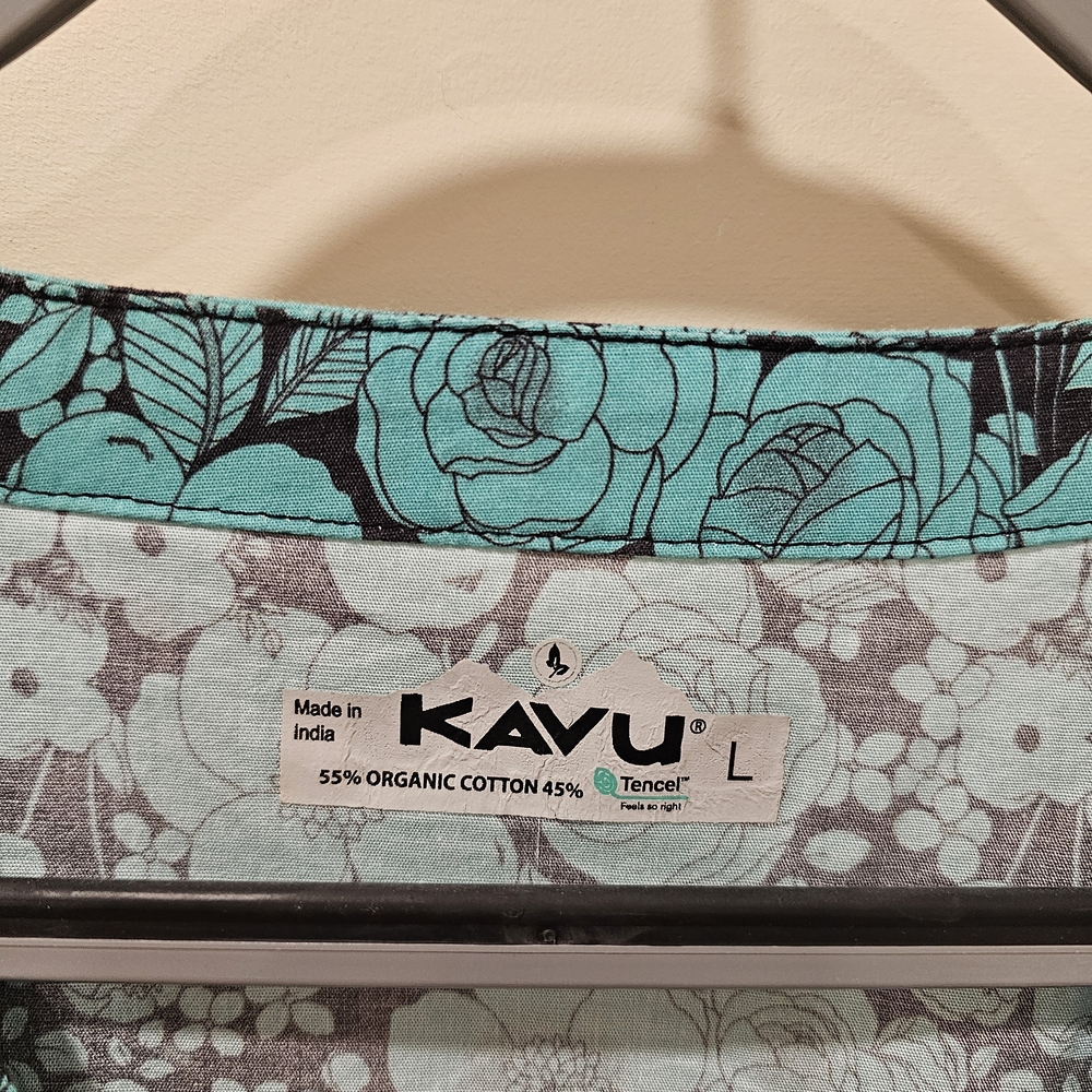 Kavu Dreamview Floral Blue Dress - Picture 5 of 6
